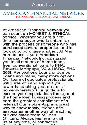 American Financial Network Inc - La Quinta screenshot 2