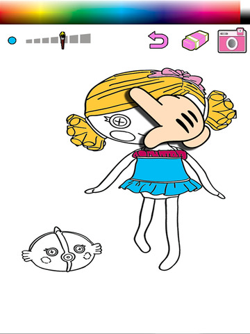 【免費遊戲App】Kids Coloring Books for Lalaloopsy Edition-APP點子