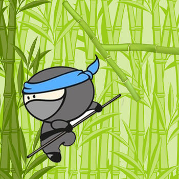 Ninja escape up - bamboo adventure LOGO-APP點子