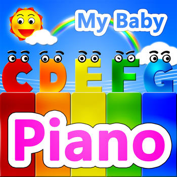 My baby piano LOGO-APP點子