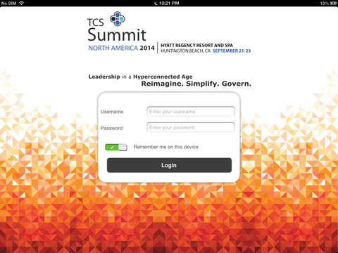 【免費商業App】TCS Summit 2014 - North America-APP點子