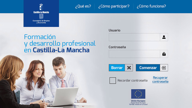 Formación - desarrollo profesional en Castilla-La Mancha
