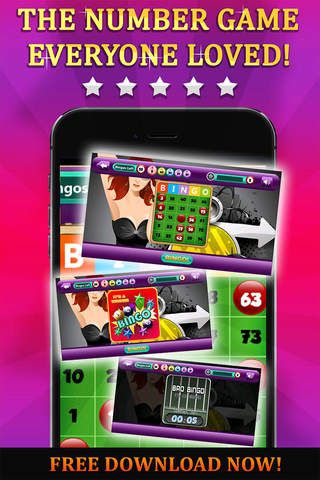 Bingo Lady Rush PRO - Play the most Famous Card Game in the Casino for FREE ! screenshot 3