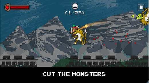 【免費遊戲App】FlickHero - Monster Cutter (Free)-APP點子