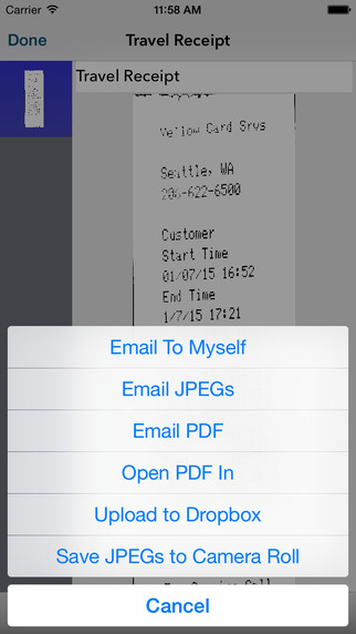 Scan It All : Document Scanner Print Email and PDF