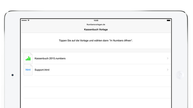 【免費生產應用App】Kassenbuch 2015 für Numbers-APP點子