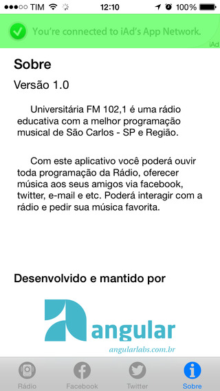 【免費音樂App】Universitária FM 102,1-APP點子