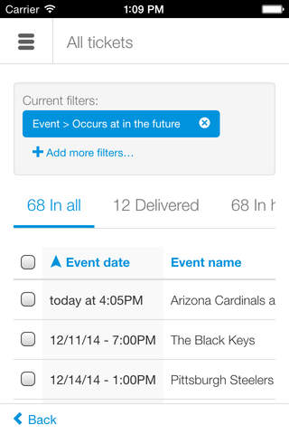 Concierge Live - Tickets screenshot 3