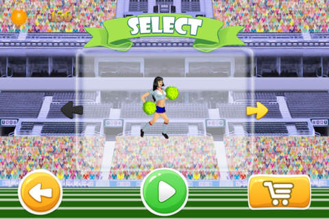 2014 All-Star American Girl-y Football Cheer-Leaders Running Dance : Play Free Cheerlead-ing Spirit Competition Girly Girl-s Games FREE screenshot 2