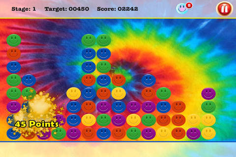 A Funny Face Bubble Pop Puzzle Challenge FREE screenshot 4