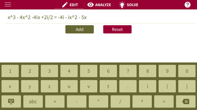 【免費生產應用App】xSolve - Advanced Equation Solver-APP點子