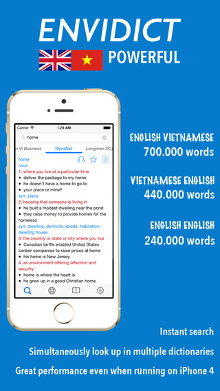 ENVIDICT PLUS - English Vietnamese Dictionary - Từ điển Anh Việt Anh Anh Việt Anh
