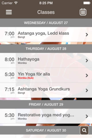 Raja Yoga Lund screenshot 2