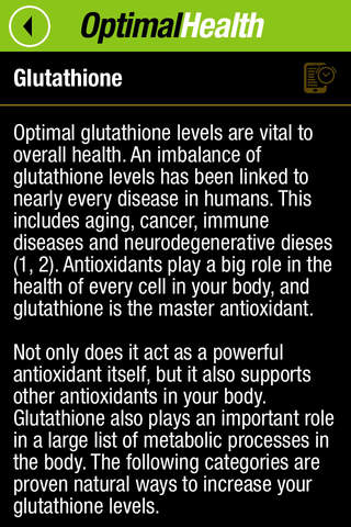 Optimal Health : the science of health and performance screenshot 4