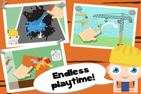 Construction Cartoon Puzzle Games Pro - Play time fun for toddlers and preschoolers screenshot 4