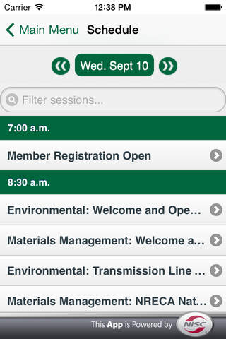 TEC Engineering, Environmental & Materials Management Conference 2014 screenshot 3