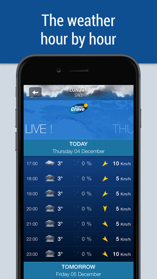 【免費天氣App】Weather Crave-APP點子