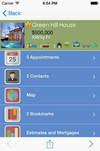 House Hunt - Your house hunting organizer to help you buy, rent, sell or manage your selected properties in multiple real estate markets screenshot 2