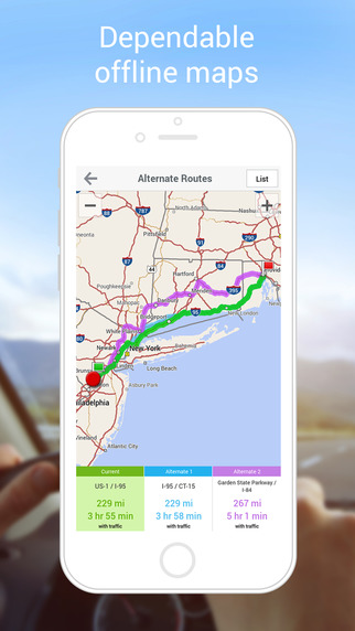 免費下載交通運輸APP|CoPilot Premium HD USA – GPS Navigation, Traffic & Offline Maps app開箱文|APP開箱王