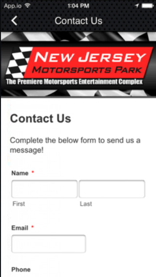 【免費商業App】New Jersey Motorsports Park-APP點子