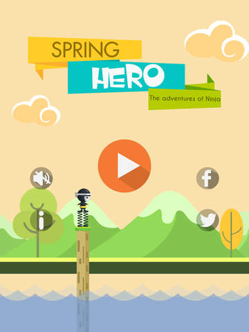 【免費遊戲App】Spring Hero : The advantures of Ninja-APP點子