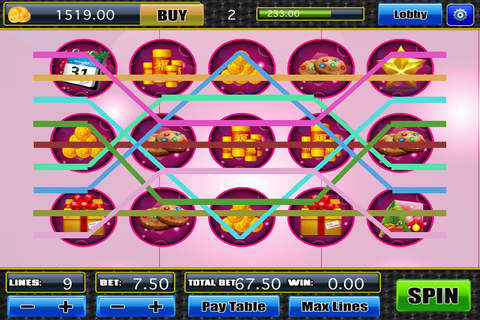 A 2015 New Years Sweet Candy Cookie with Jewel Casino Games - Best Wild Doubledown Slots Blitz Free screenshot 4