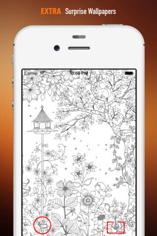 Wallpaper for Secret Garden Pattern and Quotes Best Backgrounds screenshot 3