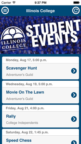 免費下載教育APP|Illinois College Events app開箱文|APP開箱王