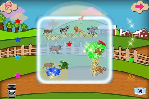 Animals Magnet Board Preschool Learning Wild Experience Game screenshot 3