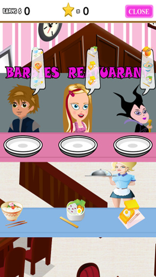 Kids Restaurant Game Barbies Edition