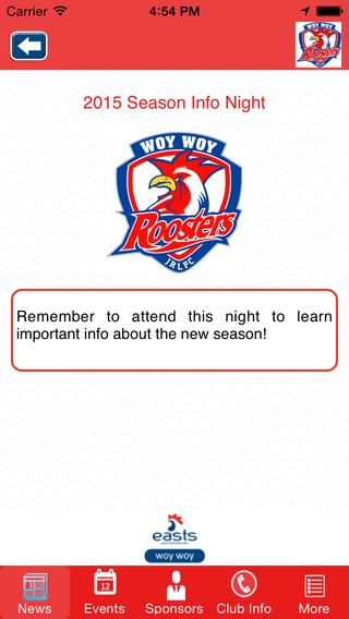 【免費運動App】Woy Woy Junior Rugby League Football Club-APP點子