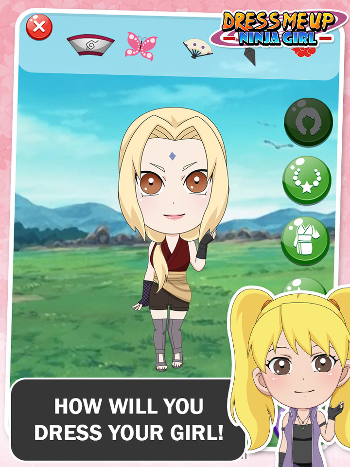 Chibi Character Creator Games for Girls  Cute Anime DressUp Naruto