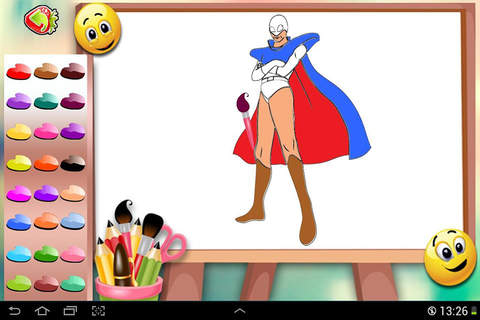 SuperheroesColoringBooks screenshot 2