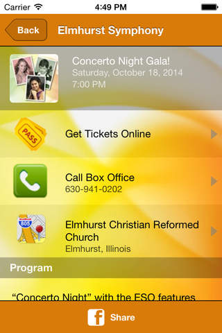 Elmhurst Symphony Orchestra screenshot 3