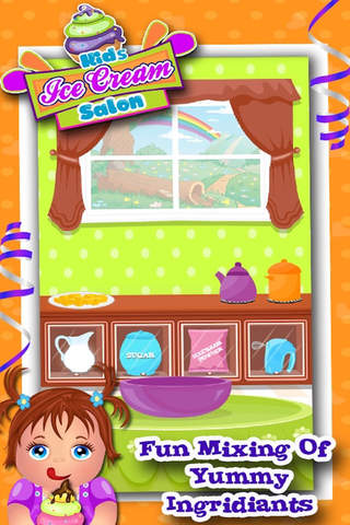 Frozen Ice Cream - Best Desserts Scoup Making game for doh Kids Girls & boy screenshot 4