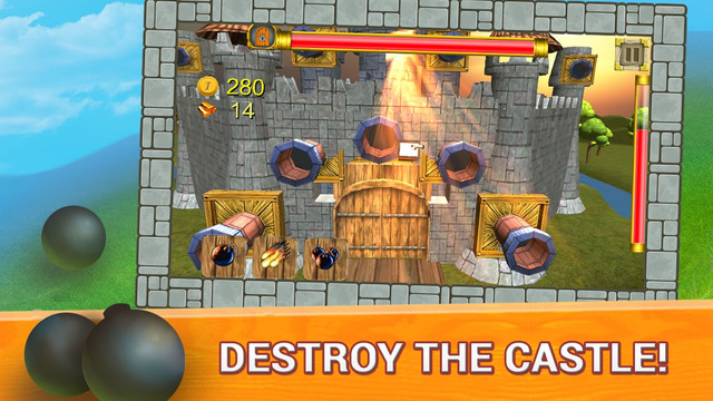 【免費遊戲App】Castle Catapult 3D PRO-APP點子