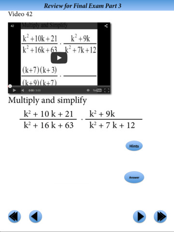Introductory Algebra Final Exam Review Part 3 screenshot 4