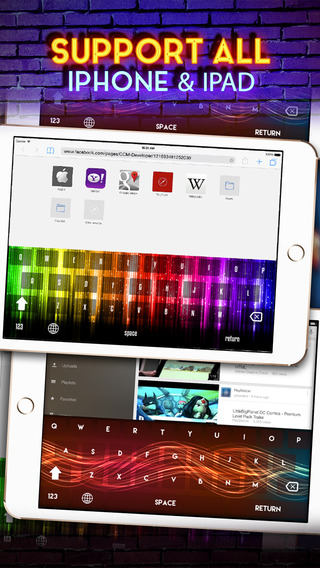 【免費工具App】KeyCCM – Neon : Custom Color & Wallpaper Keyboard Themes in The Night Lights Mania Style-APP點子