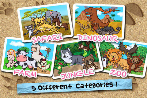 Guess The Footprint - Educational Games For Toddler & Preschool Kids By Purple Cow : Full Version screenshot 3