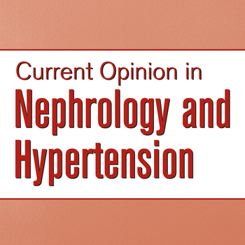 Current Opinion in Nephrology & Hypertension LOGO-APP點子