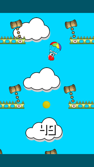 【免費遊戲App】Swinging Parachute-APP點子