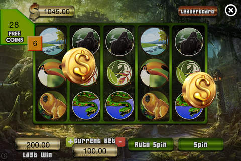 'AAA Amazon Secret Temple Slots Magical Jungle FREE Coins screenshot 2