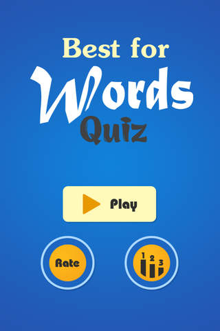 Best for Words Quiz screenshot 3