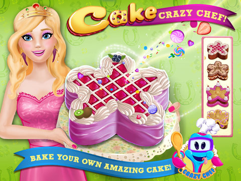 Cake Crazy Chef - Create Your Event; Make, Bake & Decorate Cakes на iPad