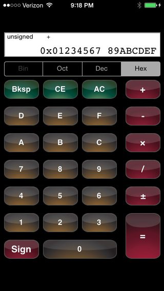 HexCalc - Hexadecimal Calculator