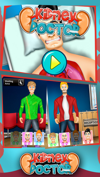 Kidney Doctor - Cure Painful Patients in your Virtual Dr Hospital Kids Game