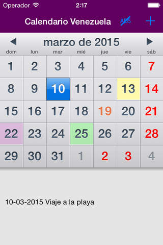 Calendario 2019 Venezuela screenshot 4