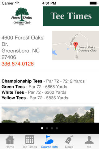 Forest Oaks Golf Tee Times screenshot 3