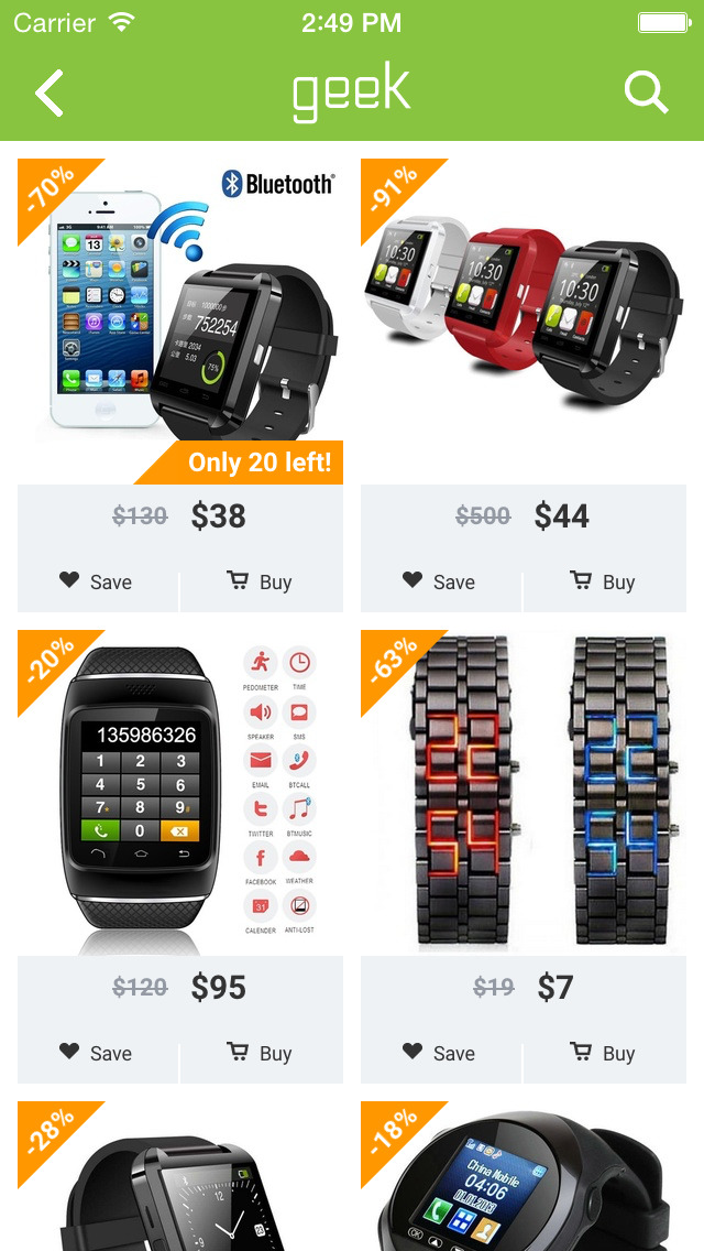 Geek Smarter Shopping appPicker