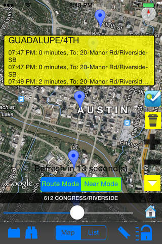 Austin - Capital Metro Instant Route and Bus Finder + Street View + Coffee Shop Finder Pro screenshot 2